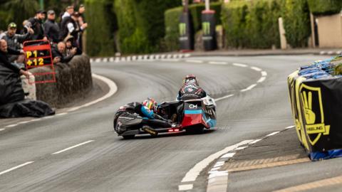 Ben and Tom Birchall racing at the TT