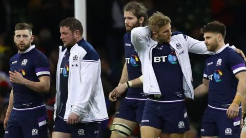 Scotland were beaten 34-7 in Wales on Saturday