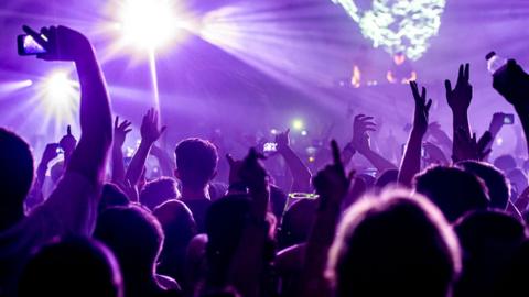 Dancers at a nightclub