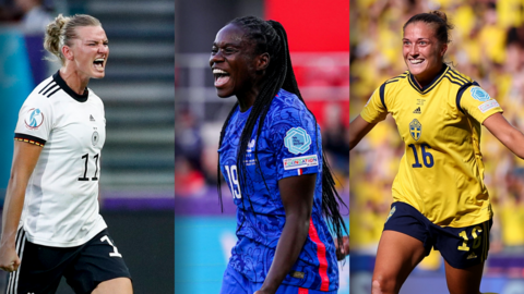 Alexandra Popp, Kadidiatou Diani & Filippa Angeldahl