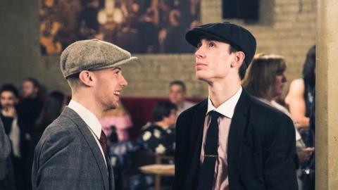 Customers enjoy dressing up in the theme at the Peaky Blinders Bar in Liverpool