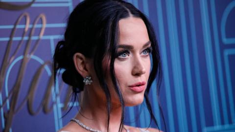 US singer Katy Perry attends Tiffany & Co reopening of NYC Flagship store, The Landmark in New York City on April 27, 2023