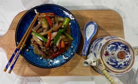 Jimmy Lee's beef and black bean sauce