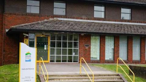 Dover District Council chambers, where the ruling Labour group have fallen to no overall control. 