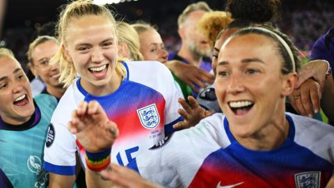 England celebrate