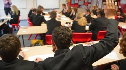 Children in a classroom