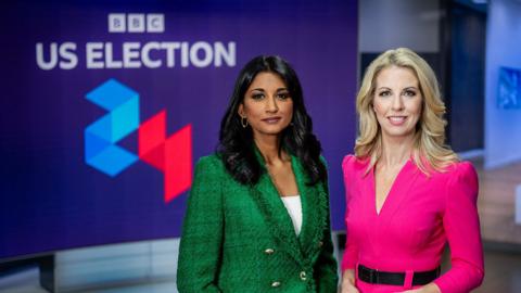 Sumi Somaskanda and Caitríona Perry