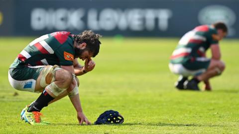 George Martin reacts to Leicester's defeat at Bath