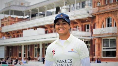 Imaan Effendi at Lord's