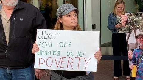 Annette Rivero said she drives for 12-14 hours a day: 'It's not livable'