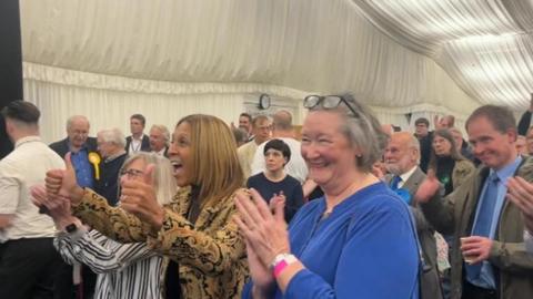 Helen Grant MP at the Maidstone Borough Council count