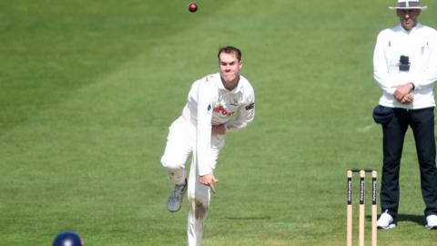 Glamorgan's Ben Kellaway recorded career-best performances with bat and ball on the same day