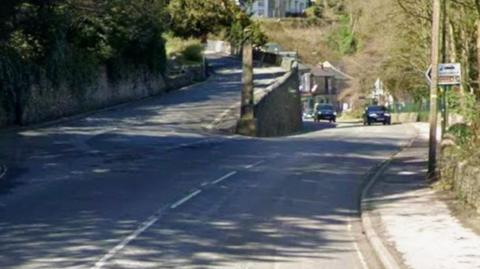 A road image of the A6 Derby Road