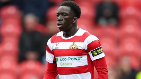 Bristol City forward Ephraim Yeboah while playing on loan for Doncaster Rovers