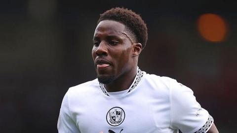 Jaheim Headley in action for Port Vale