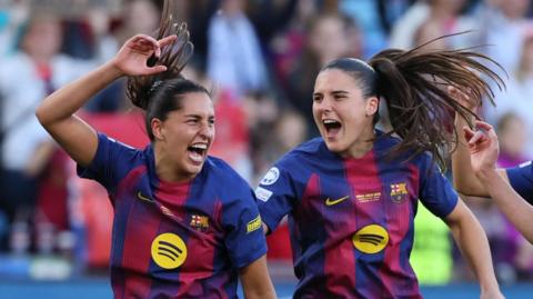 Barcelona celebrate 
