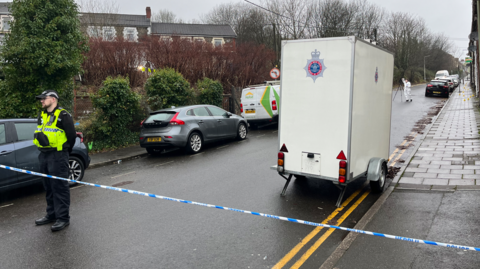 Police cordon in place on Princess Street