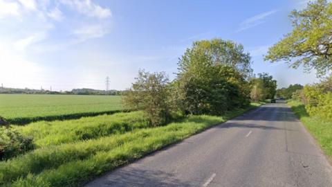 Barford Road near Little Barford