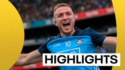 Dublin's Paddy Small celebrates scoring a goal