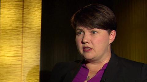 Ruth Davidson thinks Scots will judges Boris Johnson "by his actions in office"