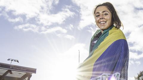 Francesca Bunting - Brazil women rugby league hopeful at Headingley