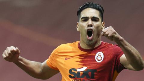 Radamel Falcao in action for Galatasaray