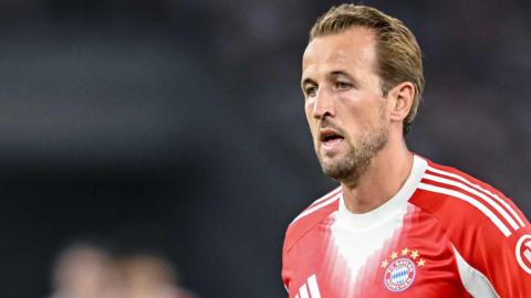 Harry Kane of Bayern Muenchen