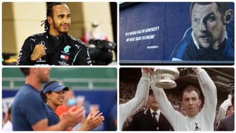 Lewis Hamilton, Rob Burrow, Anne Keothavong and Jimmy Greaves have all been honoured