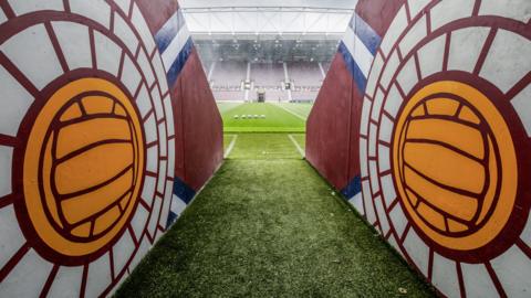 Tynecastle Park, home of Heart of Midlothian