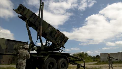 a patriot missile system