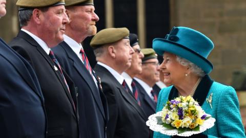 The Queen in Leicester for the Maundy Thursday service