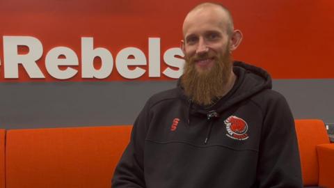 Essex Rebels head coach Joe Hart