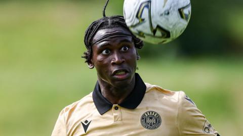 St Mirren forward Jalmaro Calvin