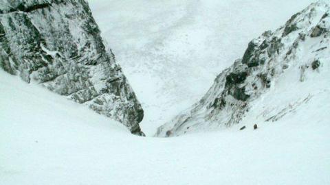 Aladdin's Couloir ann an Coire an t-Sneachda