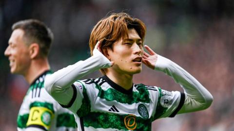 Celtic striker Kyogo Furuhashi