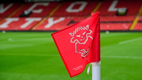 Corner flag at Lincoln City