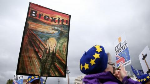 Image from anti-Brexit rally