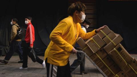 Market trader in Seoul