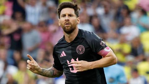 Lionel Messi in action for Inter Miami