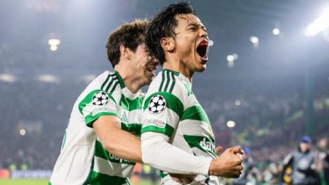 Reo Hatate was on target in Celtic's 3-1 win over RB Leipzig