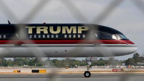 File image of Trump's plane