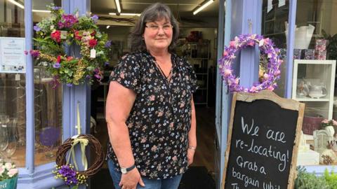 Brenda Gregory, owner of Bluebell Flowers in Newport Pagnell