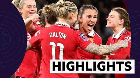 Katie Zelem celebrates after scoring for Manchester United against West Ham