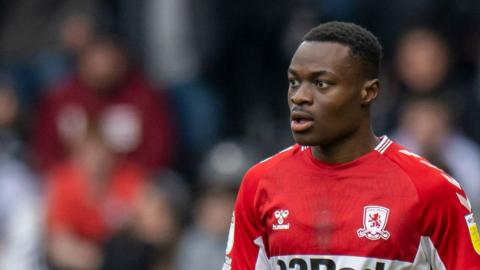 Marc Bola in action for Middlesbrough
