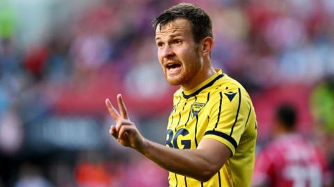 Jordan Thorniley in action for Oxford 