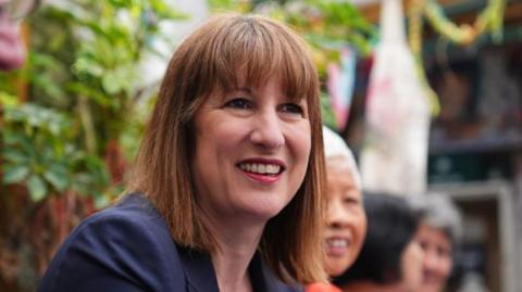 Chancellor of the Exchequer Rachel Reeves during a visit to the Castlehaven Horticulture hub in Camden, north-west London. 