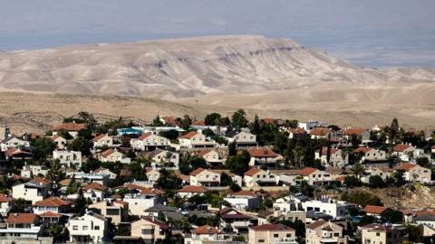 The Jewish settlement of Kedar in the Israeli-occupied West Bank, on 25 June 2023