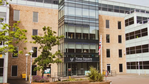 A general view picture of Bracknell Forest Council's Time Square headquarters.