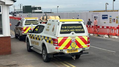 Search and rescue vehicle in Cleethorpes