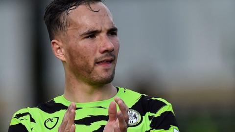 Forest Green Rovers winger Kane Wilson